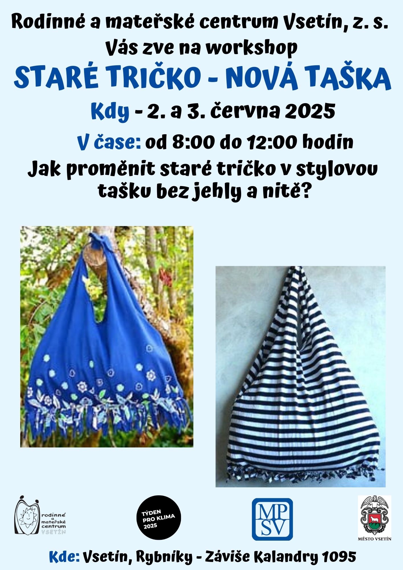 Staré tričko - nová taška